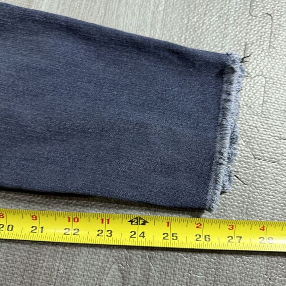 Hudson Skinny Blue Jeans Womens 30 Cut-Offs Hem Ankle Length - Picture 6 of 8